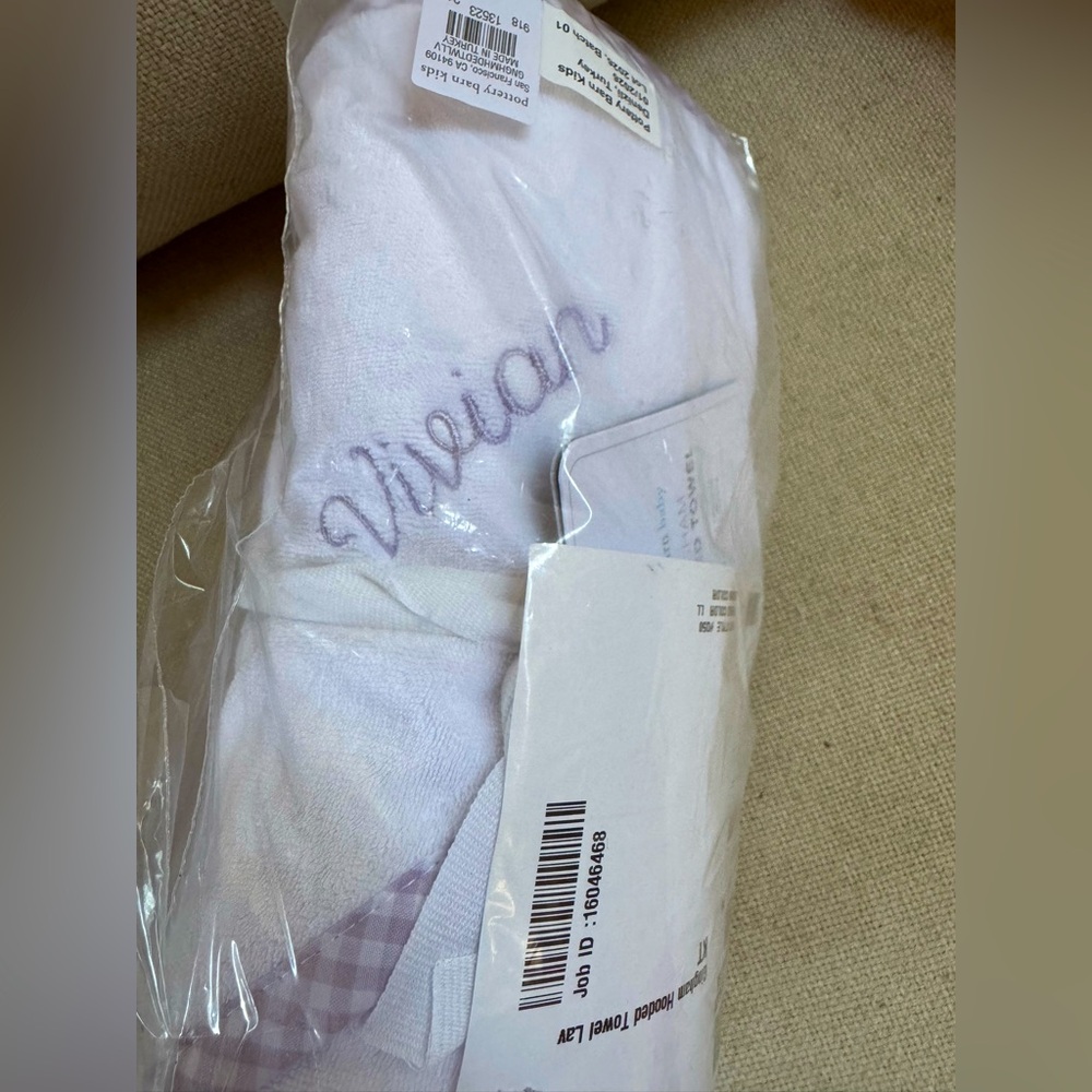 Pottery barn VIVIAN baby towel